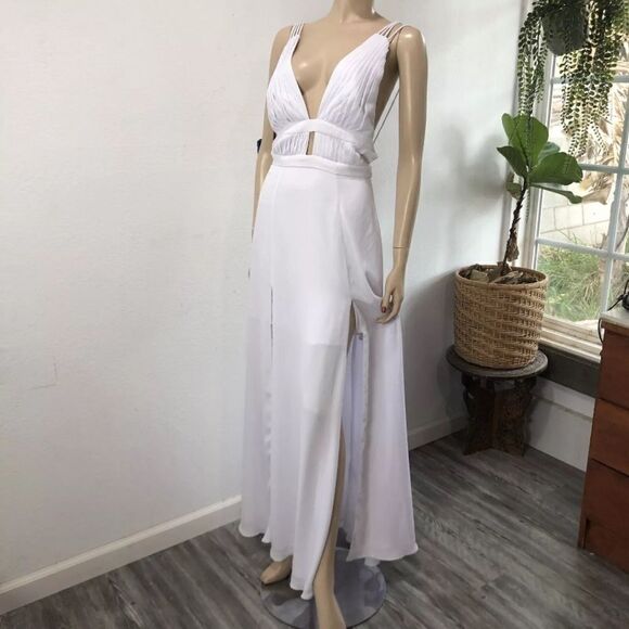 NWT Fame and Partners Maxi Pink Dress Tank Size 0 - Picture 5 of 9